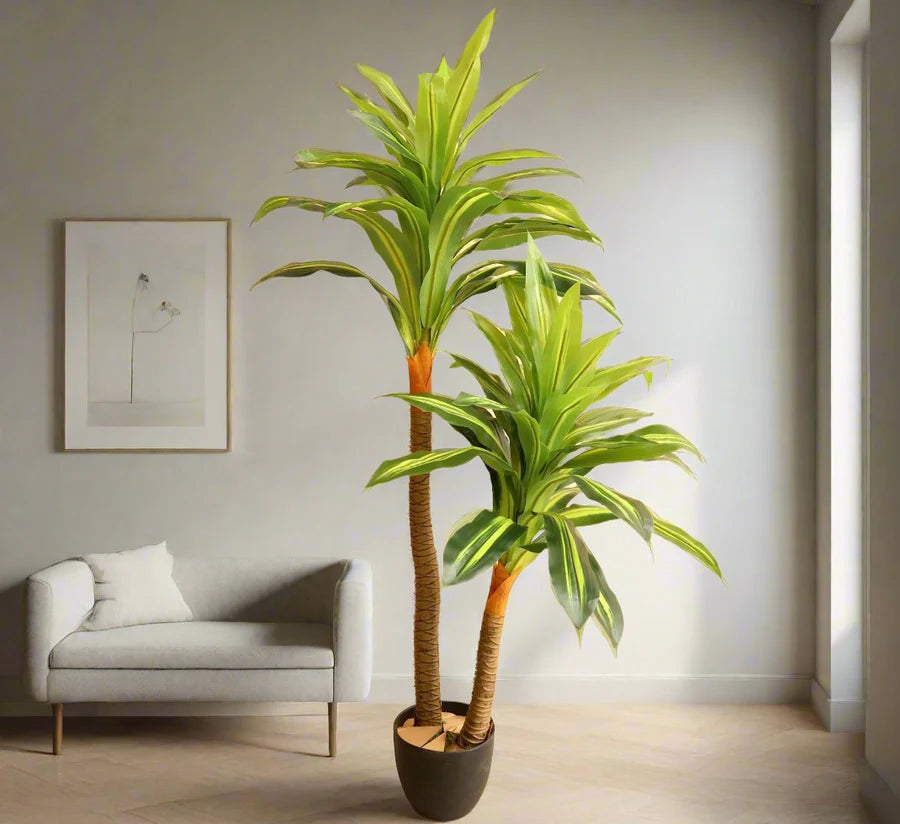 Artificial Dracaena fragrans “Massangeana” 120cm