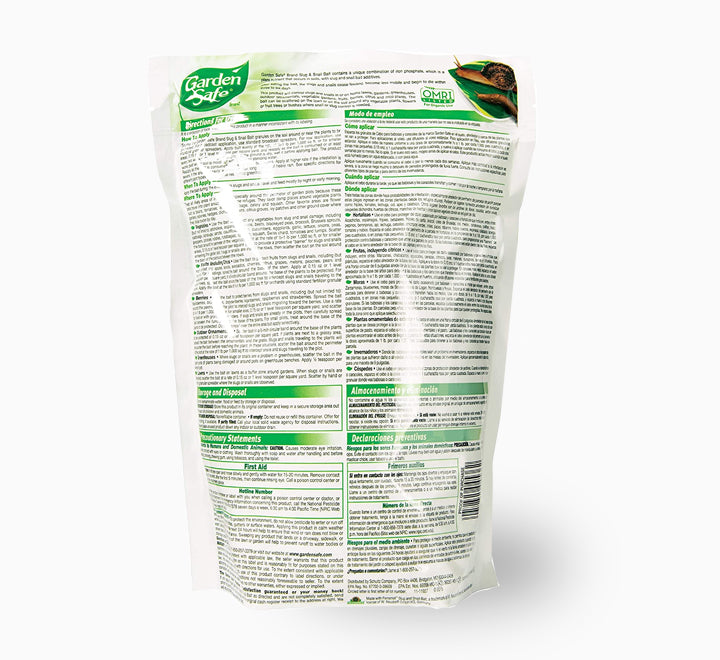 Garden Safe Slug & Snail Bait 2LB, Best Slug and Snails Terminator