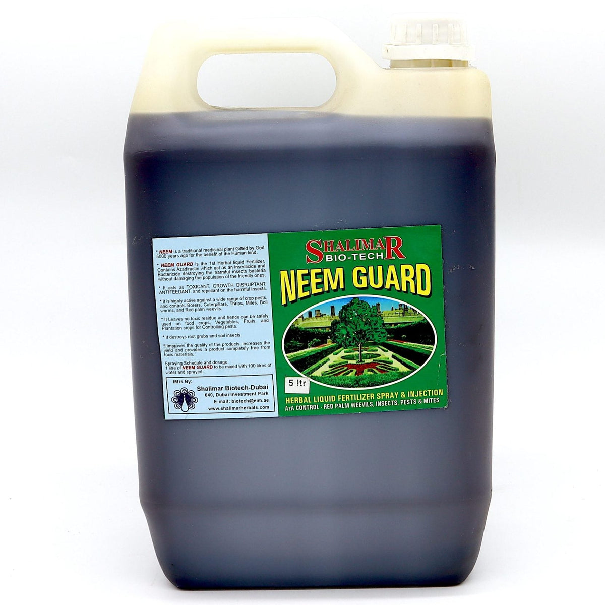 Shalimar Neem Guard "Herbal Protection" 5Ltr Cacti