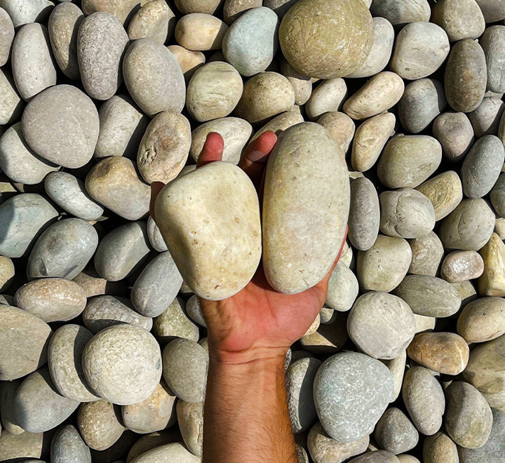 Large River Pebbles "Natural Garden Material"