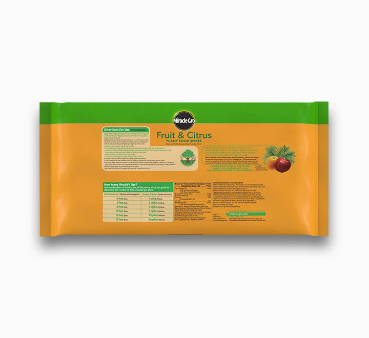 Miracle-Gro Fruit & Citrus Fertilizer Spikes