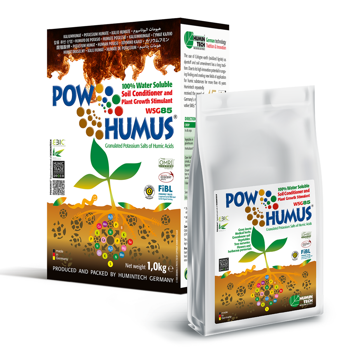 German brand Humic Acid powder 1kg pack