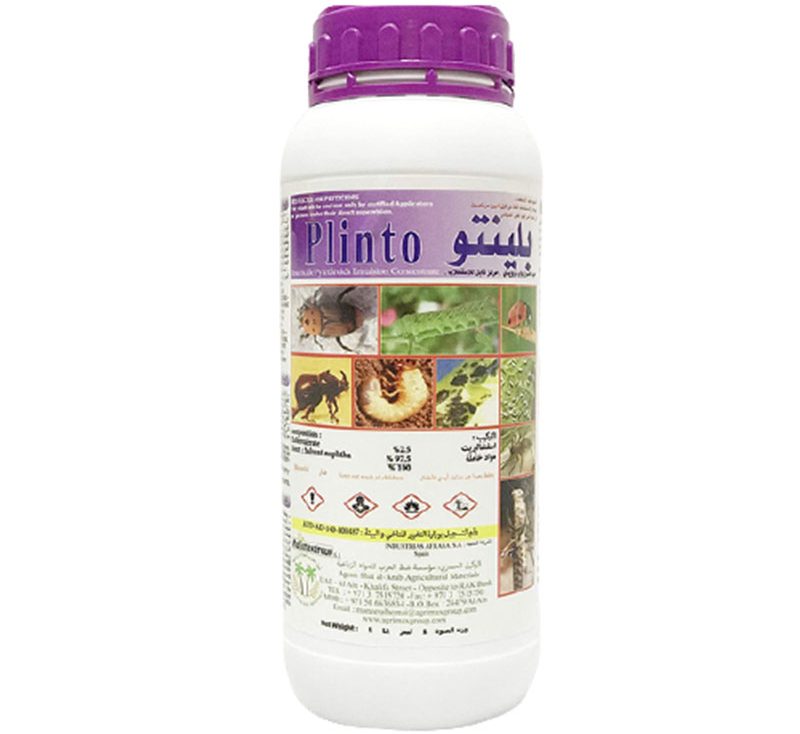 Plinto® Insecticide "Pyrethroids Emulsion Concentrate Solution" 1L مبيد حشري بلينتو