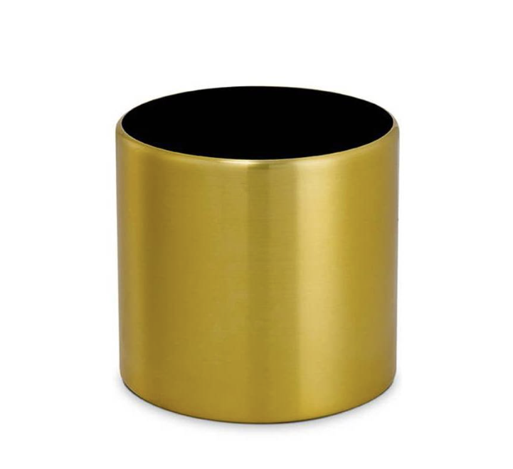Cylindro Stainless-Steel Gold Pot
