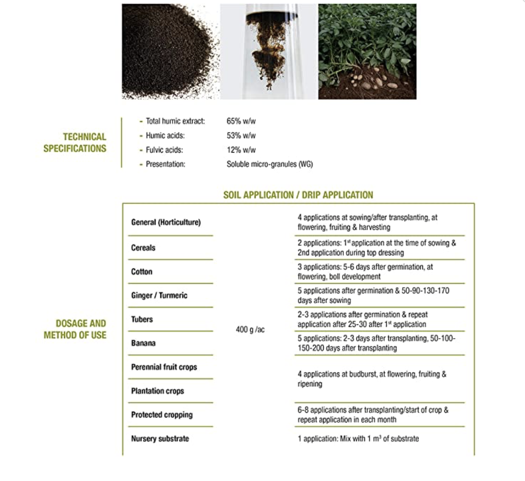 Tradecorp Humistar WG "100% Soluble Humic Acid"