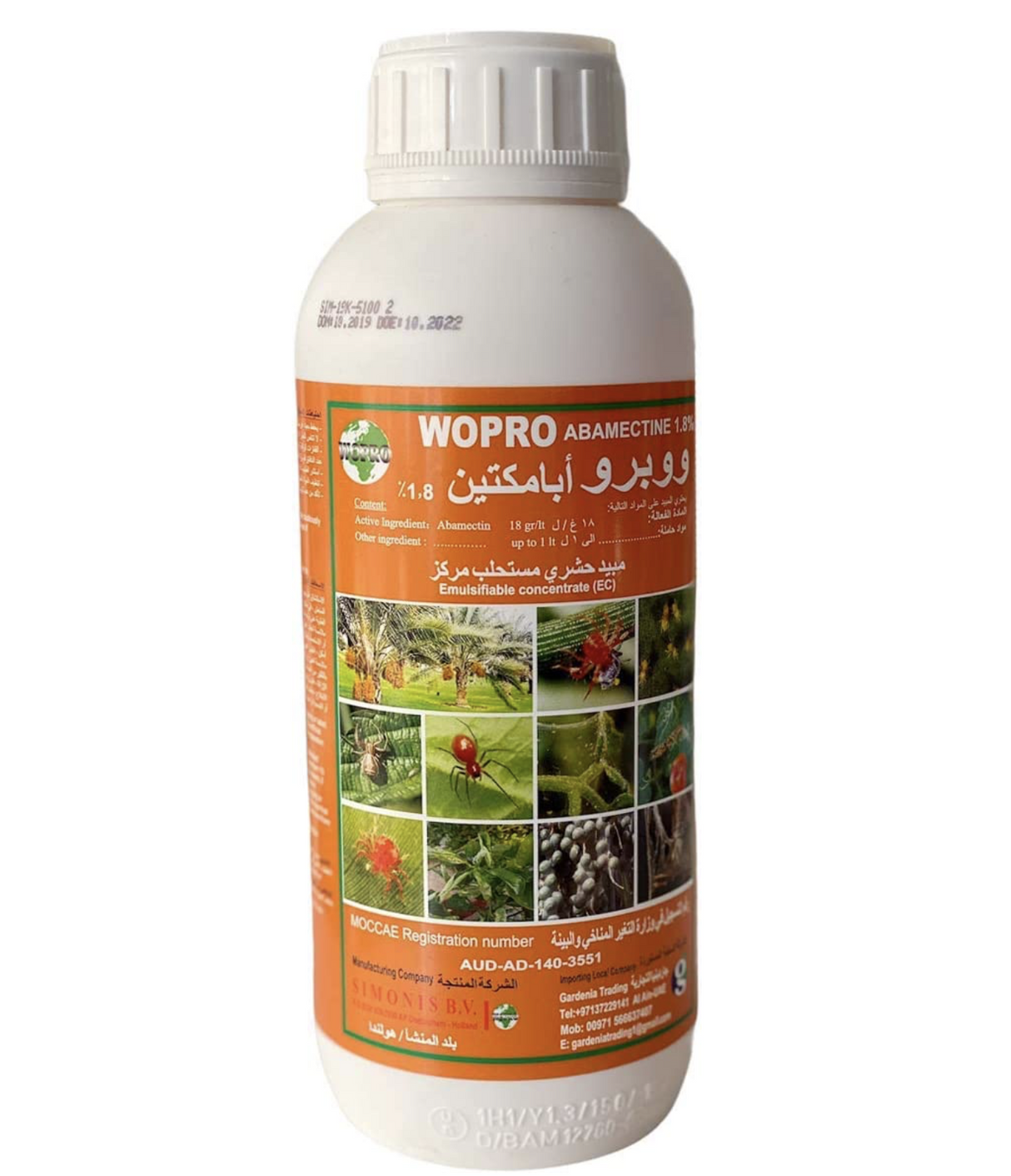 WOPRO Abamectine 1.8% EC 1Ltr