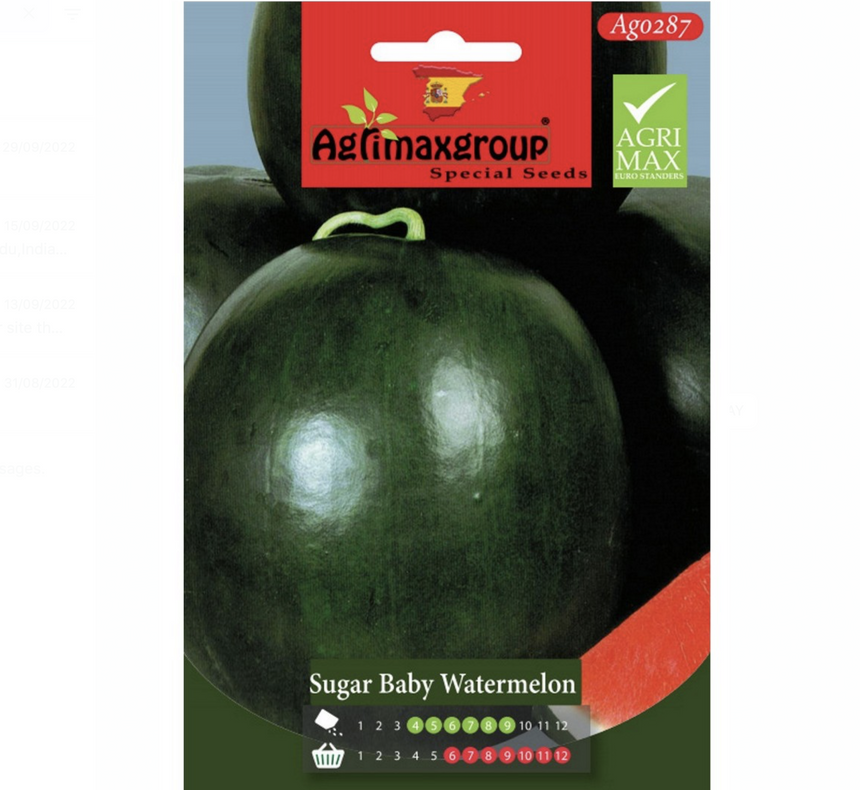 Sugar Baby Watermelon Agrimax Seeds