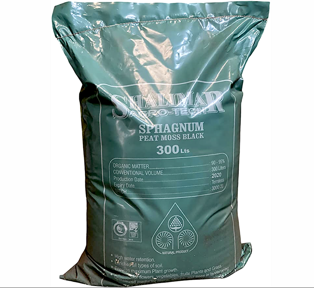 Sphagnum Peat Moss Black | 300 Liters Ready To Use