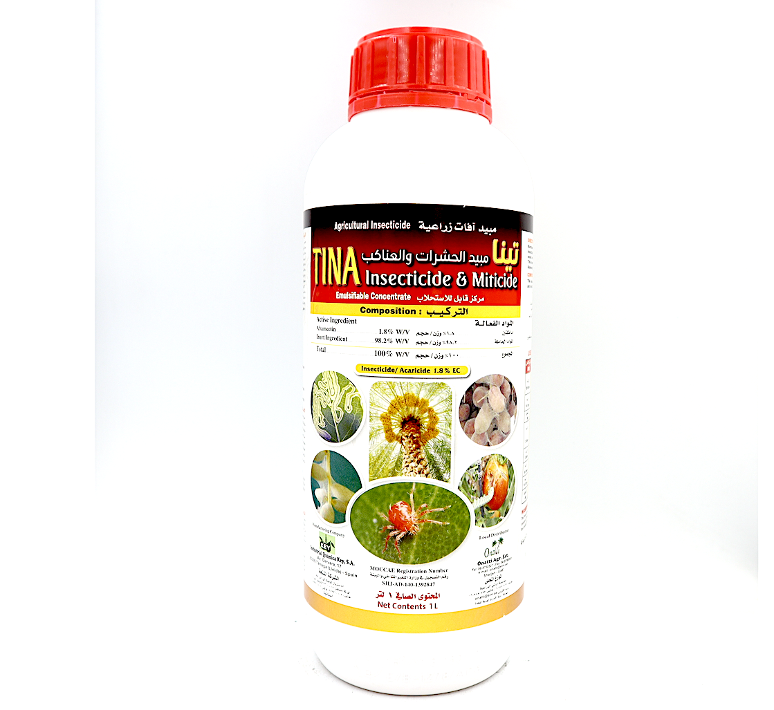 TINA® Insecticide-Mitcide EC | Abamectine 1.8% w/v 1Ltr