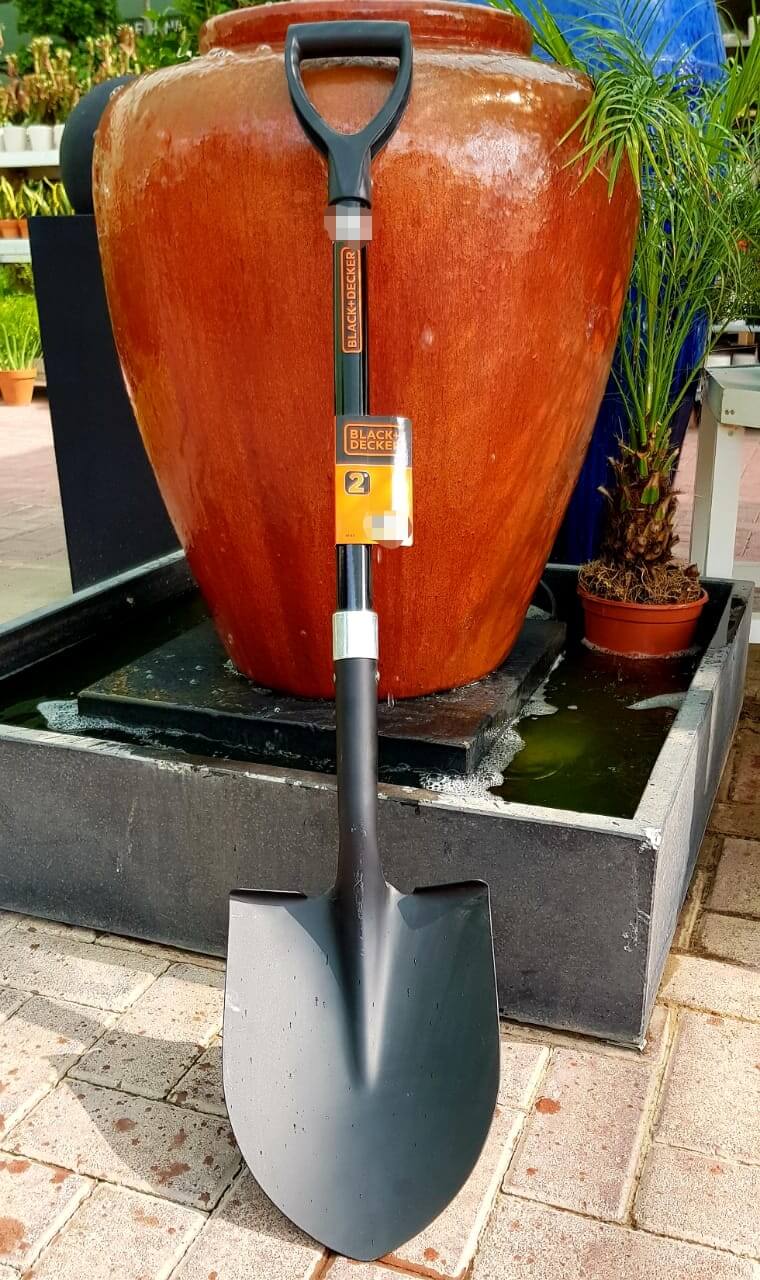 Hand shoval D-handle 104cm