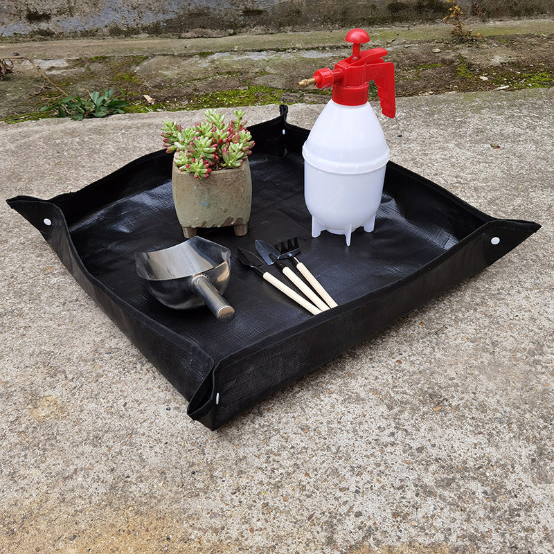 Plants Repotting Mat | Foldable Gardening Mat 65x65cm Easy Gardening| Plants repotting mat