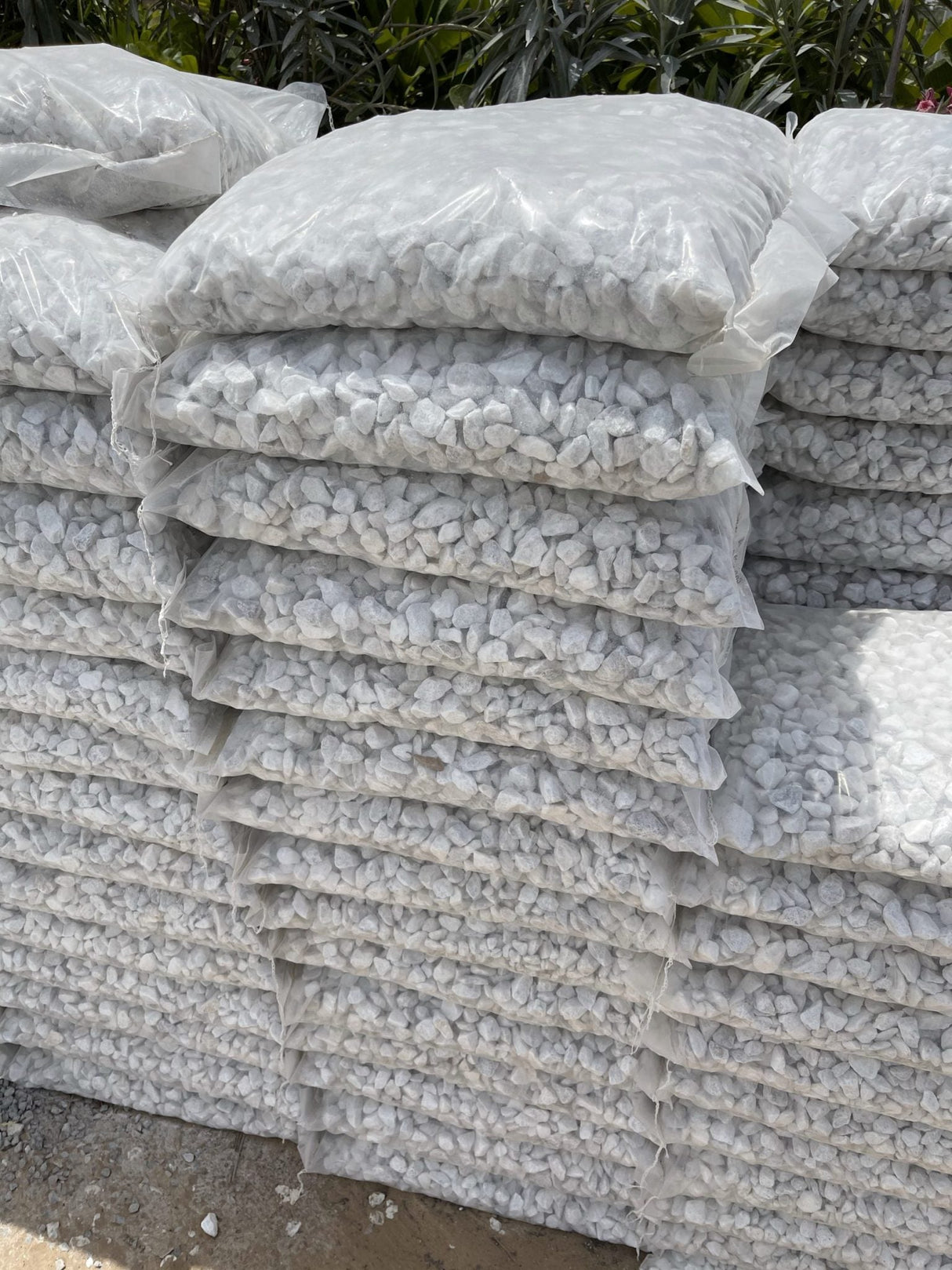 White Marble Gravel 1-2cm 20kg Bag Garden Marble Gravel, Best Garden Ground Cover