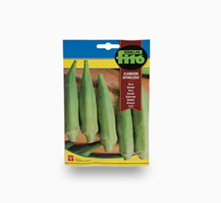 Clemson Okra Seeds Semilla Fito (5 g)