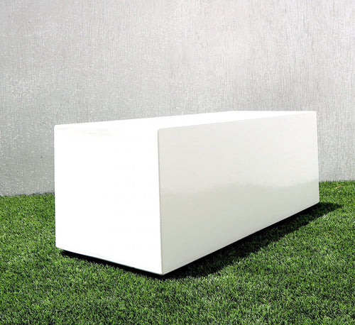 Rectangular GRP Pot 100x40x40cm Modern Durable Outdoor Planter Box