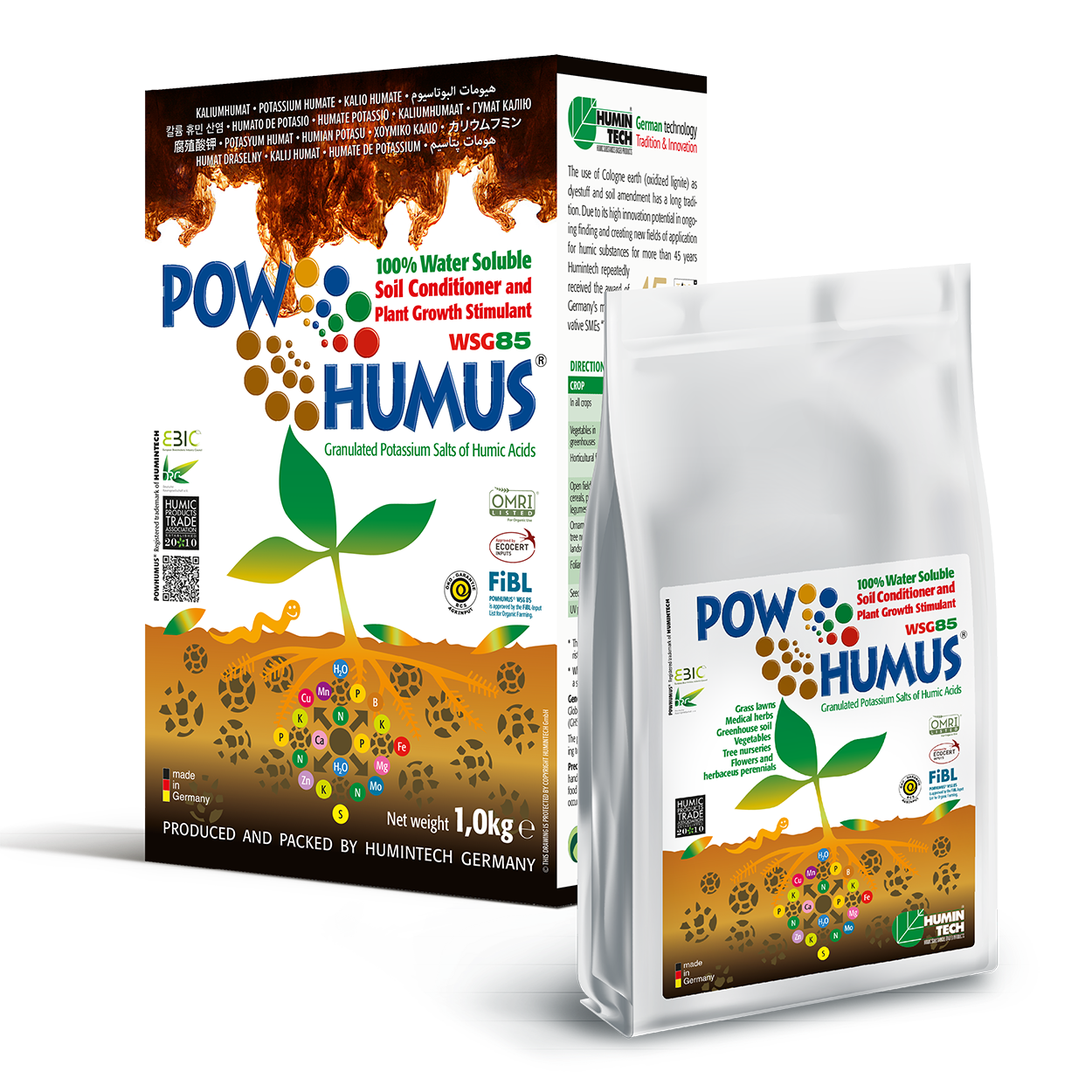 German brand Humic Acid powder 1kg pack